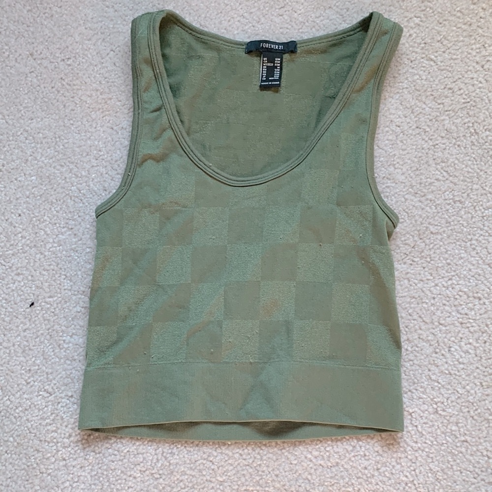 Green forever 21 top